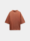 Light Grey Cozy Chic 3/4 Sleeve Relaxed Cotton Tee