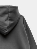 Grey hooded sweatshirt