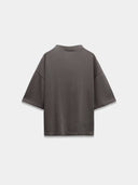 Light Grey Cozy Chic 3/4 Sleeve Relaxed Cotton Tee