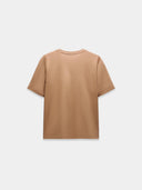 Beige basic essential t-shirt