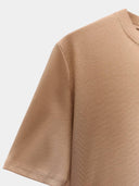 Beige basic essential t-shirt