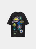 Black T-shirt with print