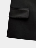 Black bustier top