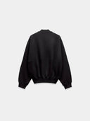 Black sweater with zipper