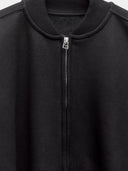 Black sweater with zipper
