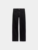 Mid-rise jeans with straight-leg
