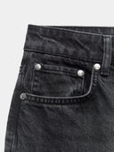 Mid-rise jeans with straight-leg