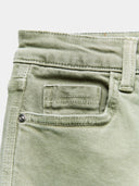 Green Mid Rise Flared Jeans