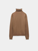 Brown turtleneck