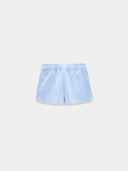 Cerulean Breeze Tie-Detail Shorts