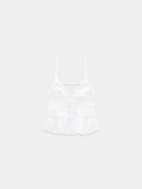 Embroidered Elegance Top White