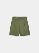 Pink high waist linen short