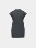 Grey Casual Chic Tee-Dress