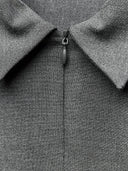 Grey Charm Polo Dress
