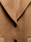 MochaMist Bouclé Bliss Coat