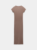 Natural long t-shirt dress