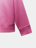 Pink hooded sweatshirt