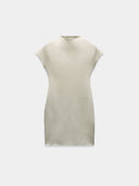 Ecru Casual Chic Tee-Dress