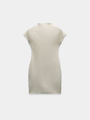 Ecru Casual Chic Tee-Dress