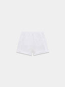 White Linen Short with tie