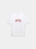 White T-shirt with print