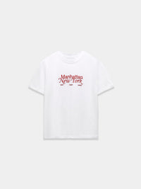 White T-shirt with print
