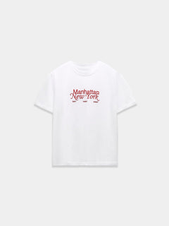 White T-shirt with print