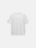 Grey structured t-shirt top