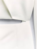 White blazer dress with cutout