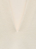 White cropped gillet