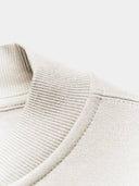 Beige sweater with zipper