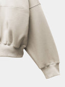 White sweater with zipper