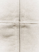 White sweater with zipper