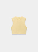 Yellow crop top